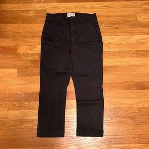 Everlane The Slim Leg Crop Jeans - Regular - Black - 6